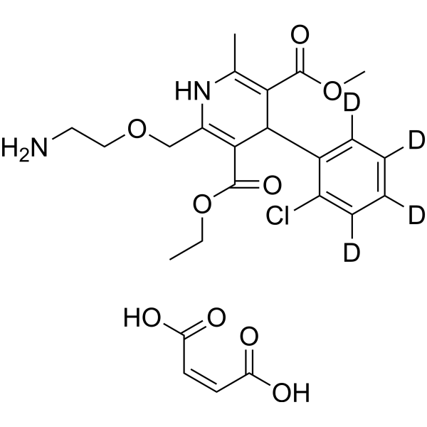 Amlodipine-d4 maleate (Amlodipine d4 maleate) 2714486-25-4